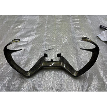 Carbon fiber steering wheel trim